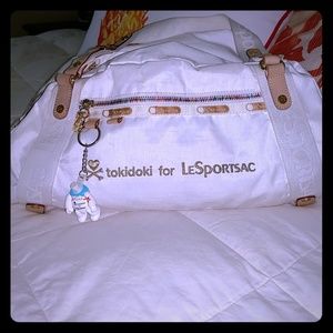Tokidoki X LeSportsac Gioco White Duffle